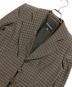 GIORGIO ARMANI (ジョルジョアルマーニ) テーラードジャケット ブラウン×ベージュ サイズ:42：5000円