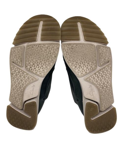 CLARKS（クラークス）CLARKS (クラークス) ハイカットスニーカー グレー×ホワイト サイズ:23.5cmの古着・服飾アイテム