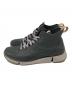 CLARKS (クラークス) ハイカットスニーカー グレー×ホワイト サイズ:23.5cm：5000円