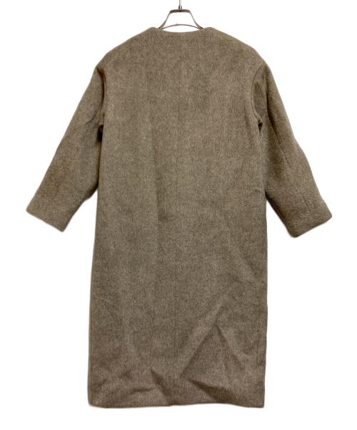 IENA（イエナ）IENA (イエナ) ノーカラーコート ライトグレー サイズ:不明の古着・服飾アイテム