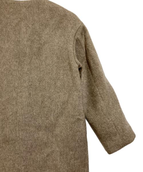 IENA（イエナ）IENA (イエナ) ノーカラーコート ライトグレー サイズ:不明の古着・服飾アイテム