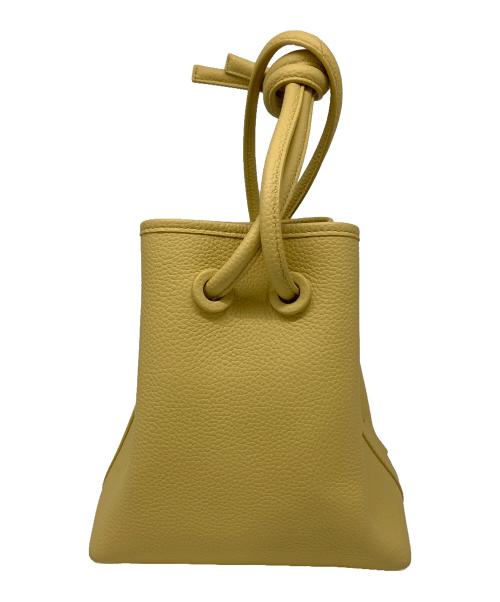 VISIC（ヴァジック）VISIC (ヴァジック) 巾着ハンドバッグ イエローの古着・服飾アイテム