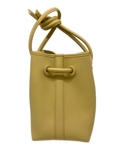 VISIC（ヴァジック）VISIC (ヴァジック) 巾着ハンドバッグ イエローの古着・服飾アイテム