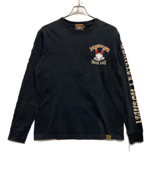 VANSON（バンソン）VANSON (バンソン) クローズ×WORST 長袖カットソー ブラック サイズ:Lの古着・服飾アイテム