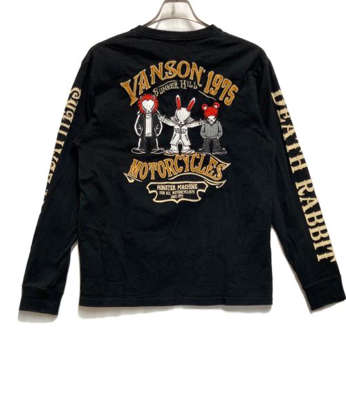 VANSON（バンソン）VANSON (バンソン) クローズ×WORST 長袖カットソー ブラック サイズ:Lの古着・服飾アイテム