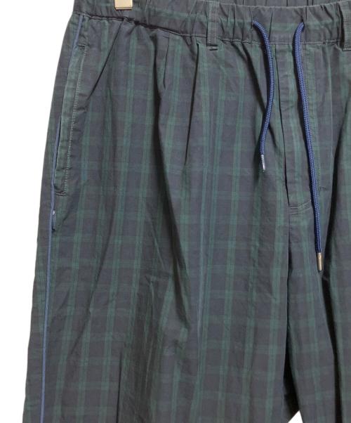 INTERBREED（インターブリード）INTERBREED (インターブリード) イージーパンツ ネイビー×グリーン サイズ:SIZE XLの古着・服飾アイテム