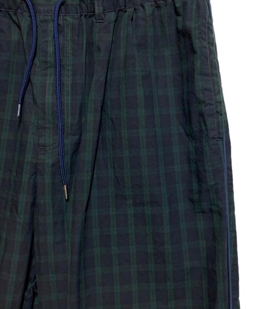 INTERBREED（インターブリード）INTERBREED (インターブリード) イージーパンツ ネイビー×グリーン サイズ:SIZE XLの古着・服飾アイテム