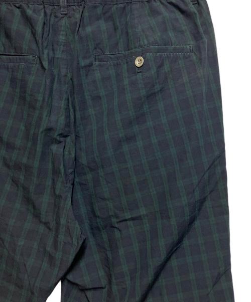 INTERBREED（インターブリード）INTERBREED (インターブリード) イージーパンツ ネイビー×グリーン サイズ:SIZE XLの古着・服飾アイテム