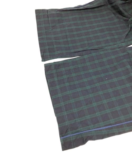 INTERBREED（インターブリード）INTERBREED (インターブリード) イージーパンツ ネイビー×グリーン サイズ:SIZE XLの古着・服飾アイテム