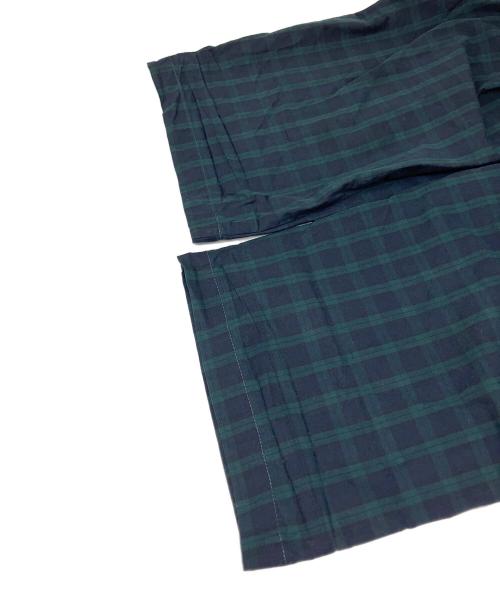 INTERBREED（インターブリード）INTERBREED (インターブリード) イージーパンツ ネイビー×グリーン サイズ:SIZE XLの古着・服飾アイテム