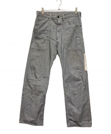 希少 GERUGA 80USED-AGING レギュラースリムパンツ ゲルガ 中古・古着通販】Geruga (ゲルガ) パンツ ネイビー×ホワイト サイズ