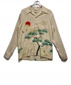 MAKANA LEIマカナレイ）の古着「長袖シャツ」｜ベージュ