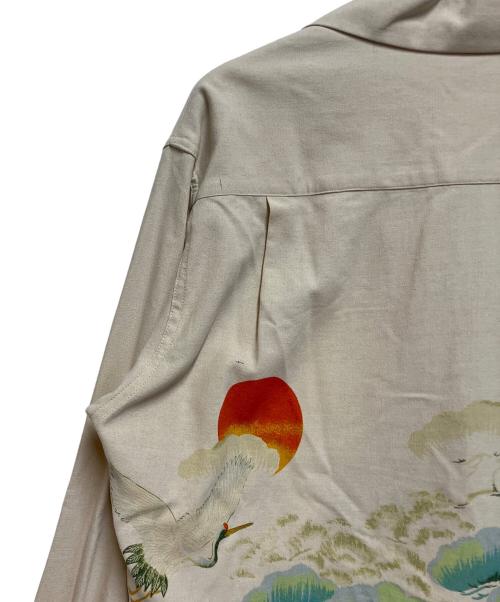 MAKANA LEI（マカナレイ）MAKANA LEI (マカナレイ) 長袖シャツ ベージュ サイズ:Lの古着・服飾アイテム