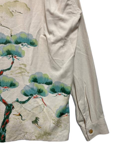 MAKANA LEI（マカナレイ）MAKANA LEI (マカナレイ) 長袖シャツ ベージュ サイズ:Lの古着・服飾アイテム