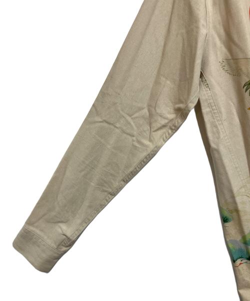 MAKANA LEI（マカナレイ）MAKANA LEI (マカナレイ) 長袖シャツ ベージュ サイズ:Lの古着・服飾アイテム
