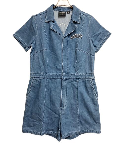 HARLEY-DAVIDSON（ハーレーダビッドソン）HARLEY-DAVIDSON (ハーレーダビッドソン) オーバーオール ブルー サイズ:SIZE Ｌの古着・服飾アイテム