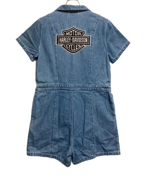 HARLEY-DAVIDSON（ハーレーダビッドソン）HARLEY-DAVIDSON (ハーレーダビッドソン) オーバーオール ブルー サイズ:SIZE Ｌの古着・服飾アイテム