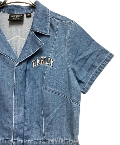 HARLEY-DAVIDSON（ハーレーダビッドソン）HARLEY-DAVIDSON (ハーレーダビッドソン) オーバーオール ブルー サイズ:SIZE Ｌの古着・服飾アイテム