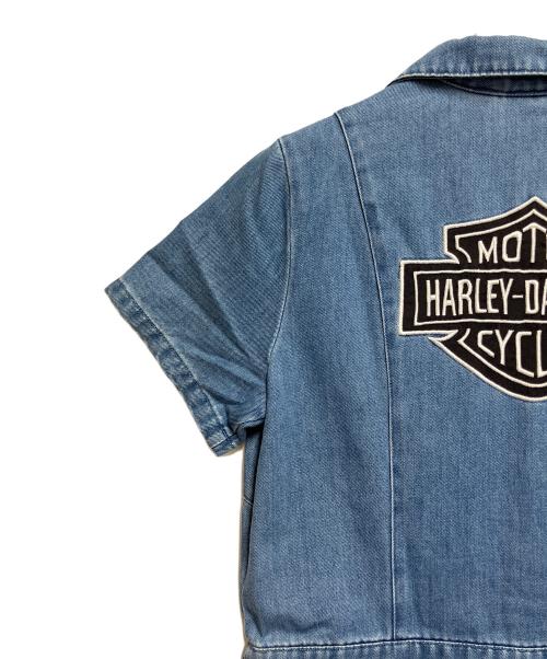 HARLEY-DAVIDSON（ハーレーダビッドソン）HARLEY-DAVIDSON (ハーレーダビッドソン) オーバーオール ブルー サイズ:SIZE Ｌの古着・服飾アイテム
