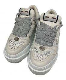 GUCCI（グッチ）の古着「厚底ローカットスニーカー」｜ホワイト