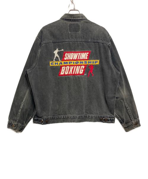 three rivers（スリーリバーズ）three rivers (スリーリバーズ) デニムジャケット グレー サイズ:X-LARGEの古着・服飾アイテム