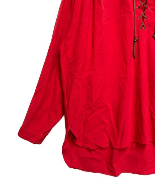 Wolfman（ウルフマン）Wolfman (ウルフマン) 長袖シャツ レッド サイズ:SIZE Sの古着・服飾アイテム