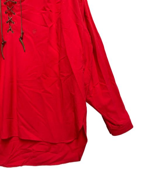 Wolfman（ウルフマン）Wolfman (ウルフマン) 長袖シャツ レッド サイズ:SIZE Sの古着・服飾アイテム