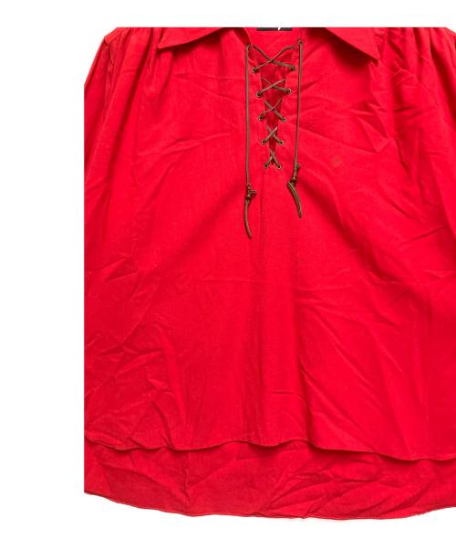 Wolfman（ウルフマン）Wolfman (ウルフマン) 長袖シャツ レッド サイズ:SIZE Sの古着・服飾アイテム