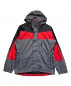 Columbiaコロンビア）の古着「マウンテンパーカー」｜レッド×グレー
