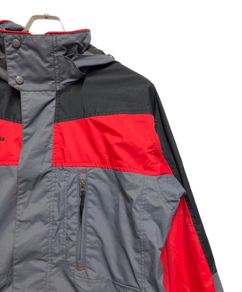 Columbia（コロンビア）Columbia (コロンビア) マウンテンパーカー レッド×グレー サイズ:SIZE Mの古着・服飾アイテム