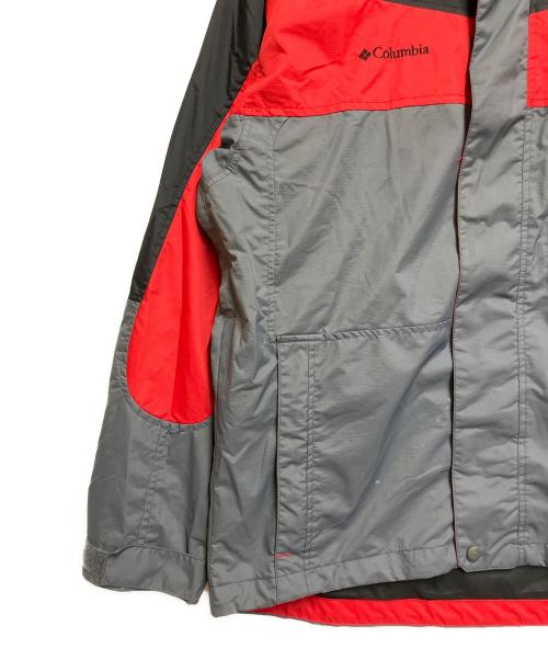 Columbia（コロンビア）Columbia (コロンビア) マウンテンパーカー レッド×グレー サイズ:SIZE Mの古着・服飾アイテム