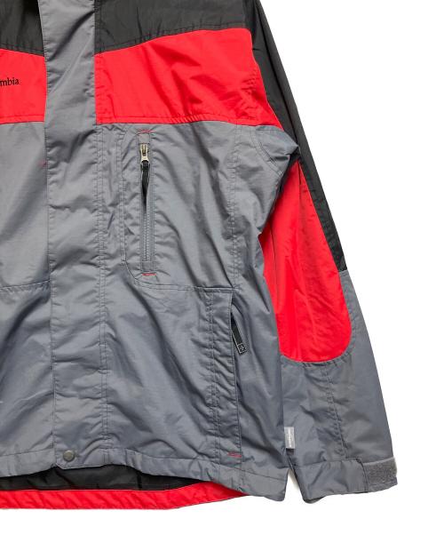 Columbia（コロンビア）Columbia (コロンビア) マウンテンパーカー レッド×グレー サイズ:SIZE Mの古着・服飾アイテム