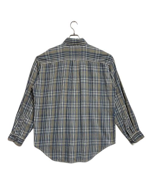 LEVI'S（リーバイス）LEVI'S (リーバイス) 長袖シャツ ベージュ×ブルー サイズ:SIZE Lの古着・服飾アイテム