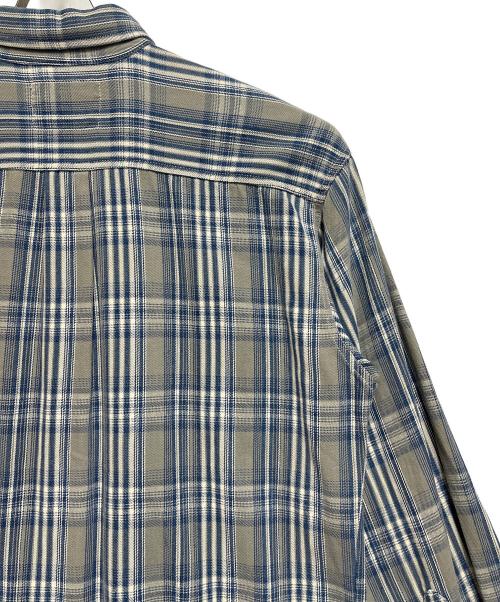 LEVI'S（リーバイス）LEVI'S (リーバイス) 長袖シャツ ベージュ×ブルー サイズ:SIZE Lの古着・服飾アイテム