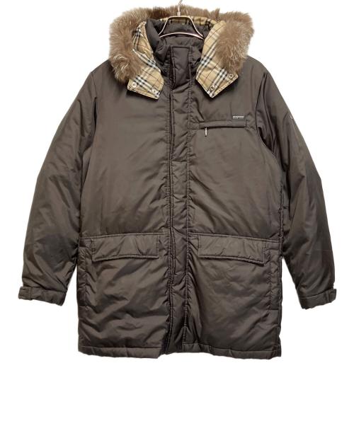 BURBERRY BLACK LABEL（バーバリーブラックレーベル）BURBERRY BLACK LABEL (バーバリーブラックレーベル) ダウンジャケット ブラウン サイズ:SIZE Lの古着・服飾アイテム