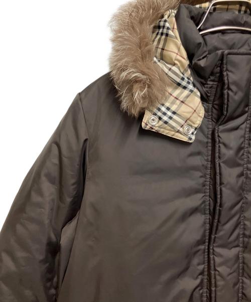 BURBERRY BLACK LABEL（バーバリーブラックレーベル）BURBERRY BLACK LABEL (バーバリーブラックレーベル) ダウンジャケット ブラウン サイズ:SIZE Lの古着・服飾アイテム