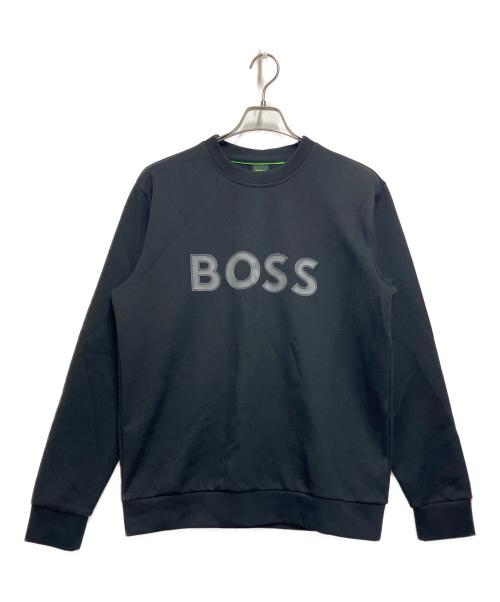 BOSS（ボス）BOSS (ボス) スウェット ブラック×グリーン サイズ:SIZE Mの古着・服飾アイテム