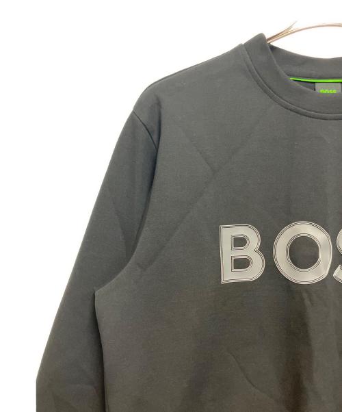 BOSS（ボス）BOSS (ボス) スウェット ブラック×グリーン サイズ:SIZE Mの古着・服飾アイテム