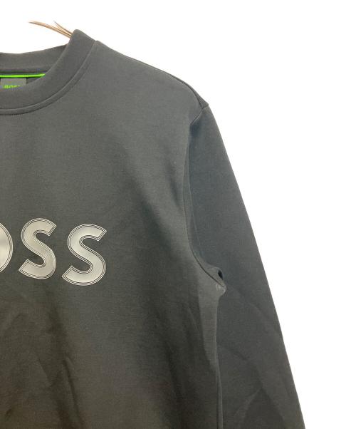 BOSS（ボス）BOSS (ボス) スウェット ブラック×グリーン サイズ:SIZE Mの古着・服飾アイテム
