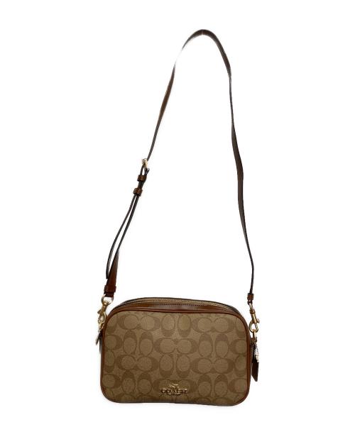 COACH（コーチ）COACH (コーチ) ショルダーバッグ ブラウン×ベージュの古着・服飾アイテム