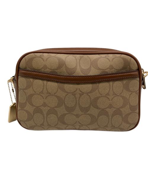 COACH（コーチ）COACH (コーチ) ショルダーバッグ ブラウン×ベージュの古着・服飾アイテム