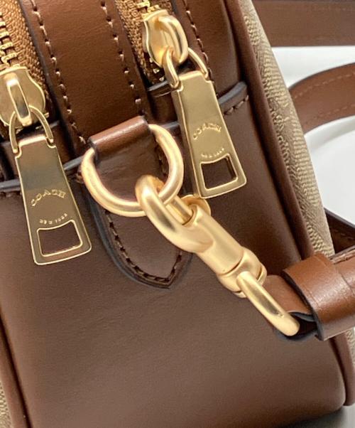 COACH（コーチ）COACH (コーチ) ショルダーバッグ ブラウン×ベージュの古着・服飾アイテム