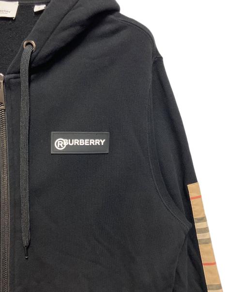 BURBERRY LONDON ENGLAND（バーバリー ロンドン イングランド）BURBERRY LONDON ENGLAND (バーバリー ロンドン イングランド) ジップパーカー ブラック サイズ:SIZE Sの古着・服飾アイテム