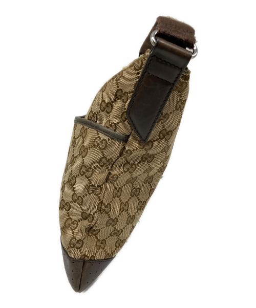 GUCCI（グッチ）GUCCI (グッチ) ショルダーバッグ ベージュ×ブラウンの古着・服飾アイテム