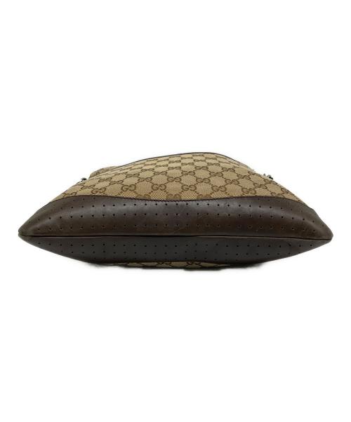 GUCCI（グッチ）GUCCI (グッチ) ショルダーバッグ ベージュ×ブラウンの古着・服飾アイテム