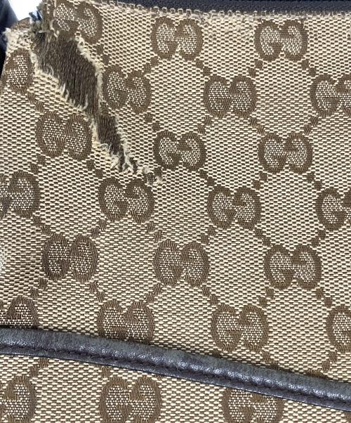 GUCCI（グッチ）GUCCI (グッチ) ショルダーバッグ ベージュ×ブラウンの古着・服飾アイテム