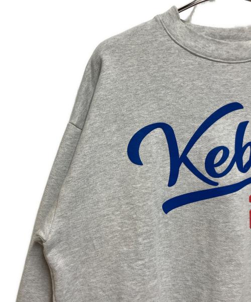 KEBOZ（ケボズ）KEBOZ (ケボズ) スウェット ライトグレー サイズ:SIZE XLの古着・服飾アイテム