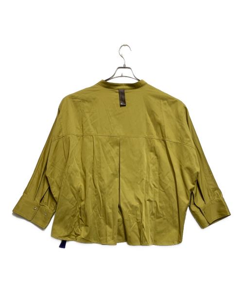 DONA MARIE（ドナ マリー）DONA MARIE (ドナ マリー) ノーカラージャケット オリーブ サイズ:SIZE 38の古着・服飾アイテム