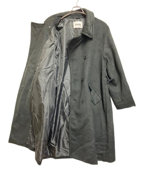 SINSS（シンス）SINSS (シンス) ロングコート ブラック サイズ:Ｌの古着・服飾アイテム