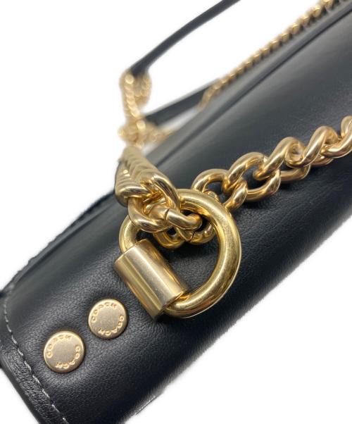 COACH（コーチ）COACH (コーチ) ショルダーバッグ ブラック×ベージュの古着・服飾アイテム